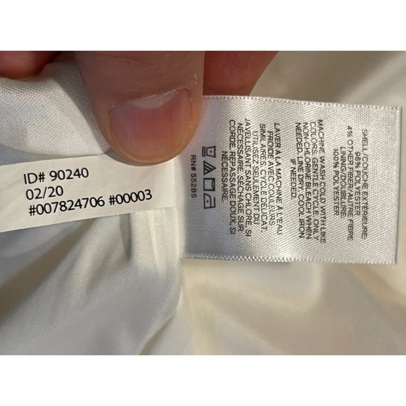 Express Womens Fit & Flare Tiered Dress Ruffle Gold Shimmers 007824706 Ivory XXS - Picture 7 of 7